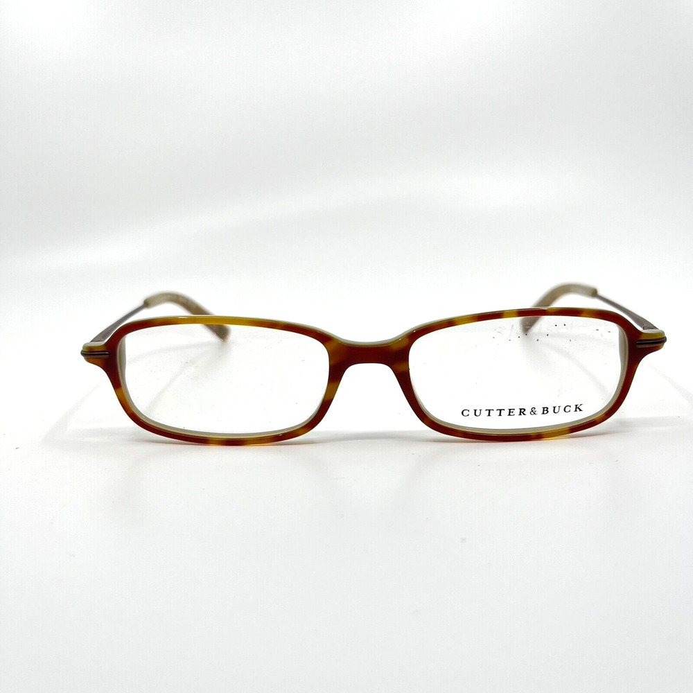 CUTTER & BUCK Bayside Blonde 52-17-140 Brown Tortoise Frames‎ Flex Hinges H6713
